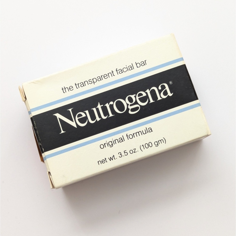 Vintage 1988 Neutrogena Soap Transparent Facial Bar 3.5 oz Sealed NOS